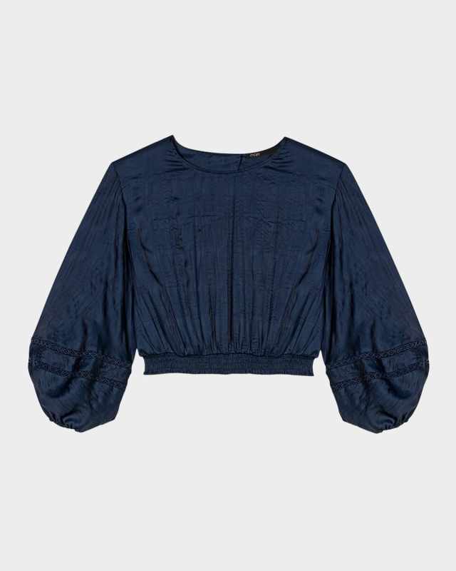 Lapri Voluminous Cropped Blouse